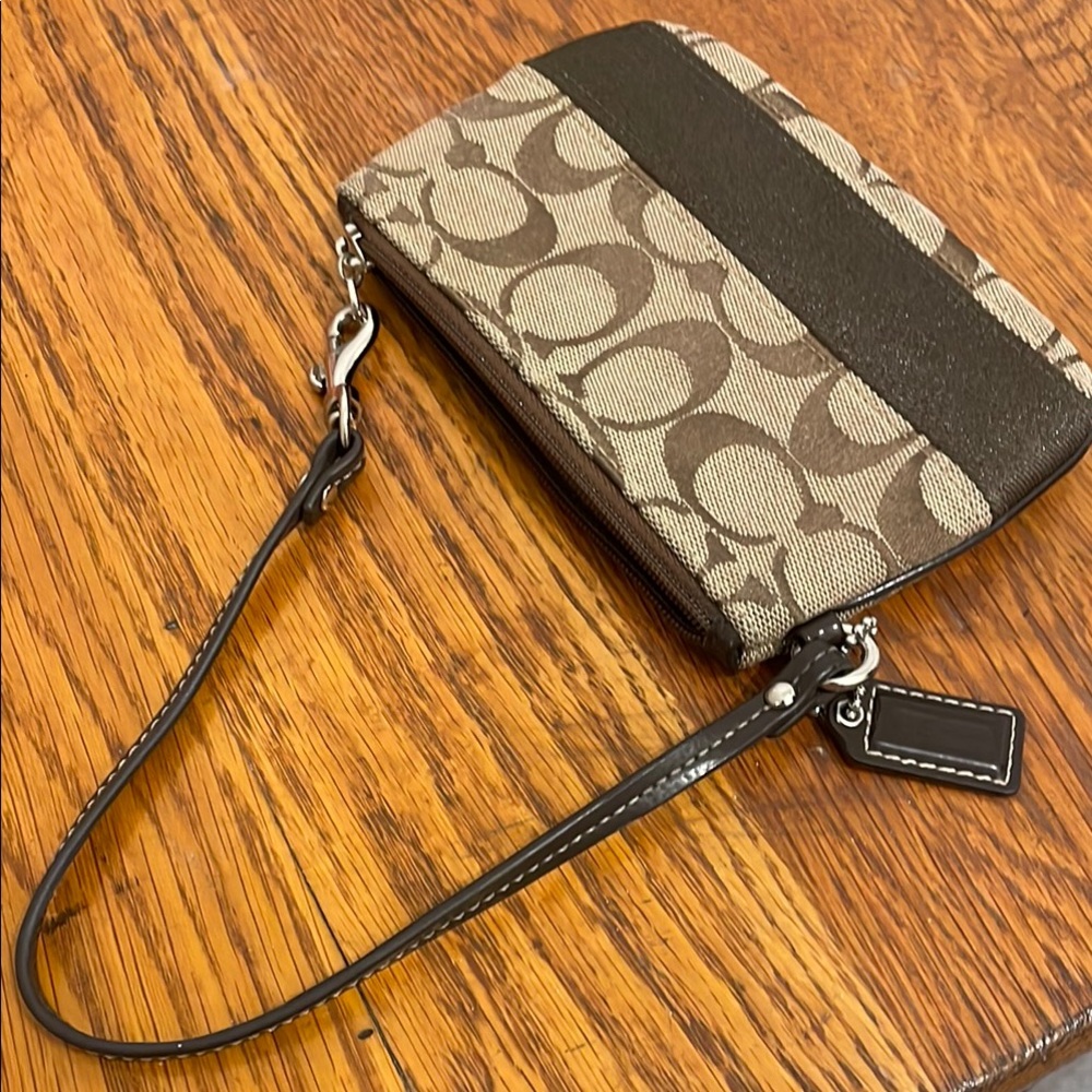 Coach Pattern Wristlet - Picture 5 of 5